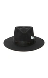 Nick Fouquet Turquoise Trail Felt Fedora In Black