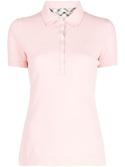 Barbour Womens Pink Cotton Polo Shirt
