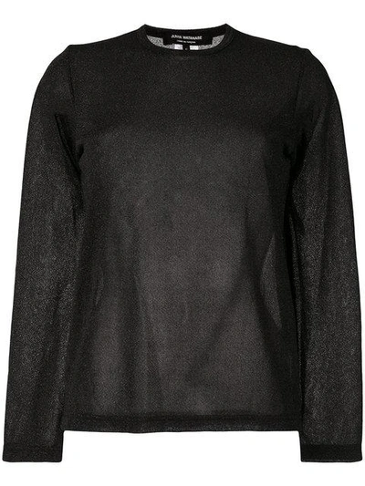 Junya Watanabe Dusty Effect Sweatshirt - Black