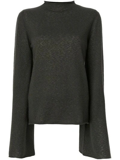 Ursula Conzen High Neck Sweater In Green