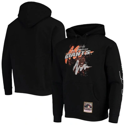 Mitchell & Ness Black San Francisco Giants Hyper Hoops Pullover Hoodie