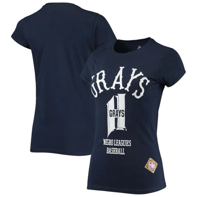 Stitches Navy Homestead Grays Negro League Logo T-shirt