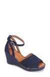 Gentle Souls Signature Charli X Wedge Sandal In Pageant Blue