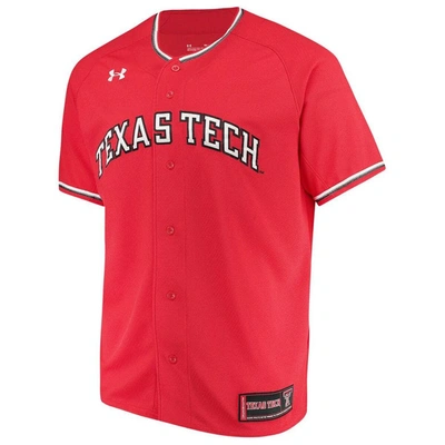 Under Armour Red Texas Tech Red Raiders Performance Replica Baseball Jersey