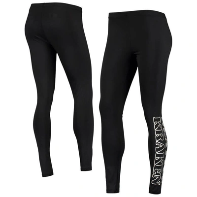 G-iii Sports By Carl Banks Black Seattle Kraken Stadium Leggings