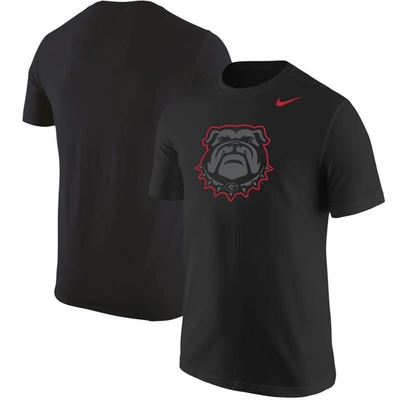 Nike Black Georgia Bulldogs Logo Color Pop T-shirt