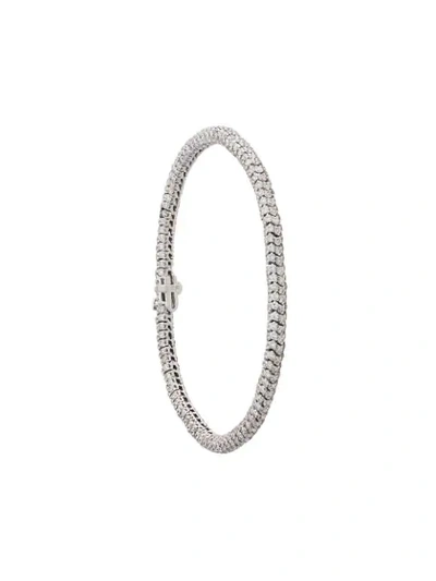 Christian Koban Bracelets Clou White Diamond Bracelet In Argenté