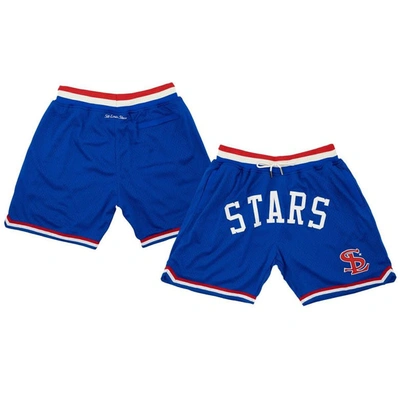 Rings & Crwns Men's  Royal St. Louis Stars Replica Mesh Shorts