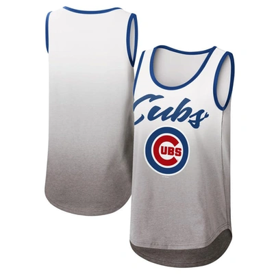 G-iii 4her By Carl Banks White Chicago Cubs Logo Opening Day Tank Top