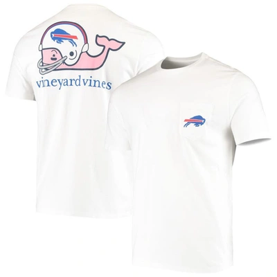 Vineyard Vines White Buffalo Bills Big & Tall Helmet T-shirt