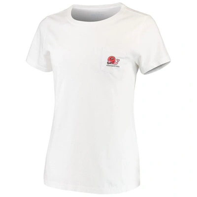 Vineyard Vines White Georgia Bulldogs Pocket T-shirt