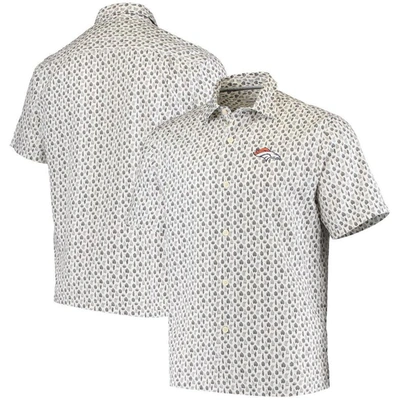 Tommy Bahama White Denver Broncos Baja Mar Woven Button-up Shirt