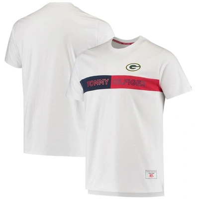 Tommy Hilfiger White Green Bay Packers Core T-shirt