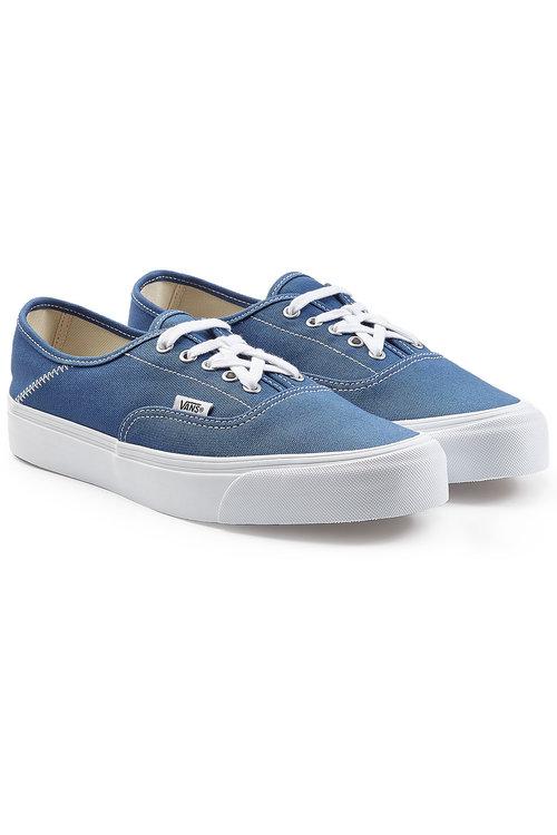 Vans Og Style 43 Authentic Canvas Sneakers In Blue | ModeSens