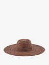 Ibeliv Raffia Woven Sun Hat In Brown