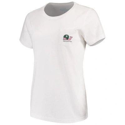 Vineyard Vines White Michigan State Spartans Pocket T-shirt