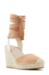 Aldo Efemina Espadrille Platform Wedge Sandal In Other Brown