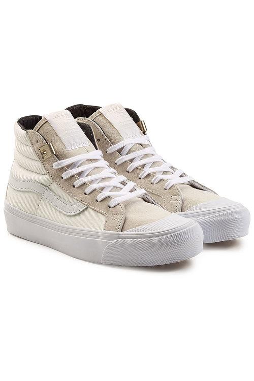 cream high top vans