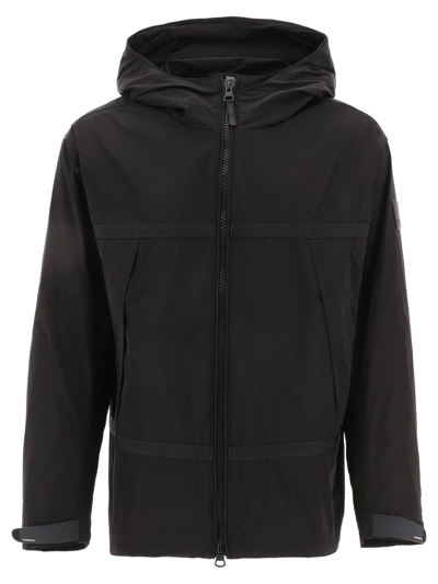 Burberry Lightweight Hooded Jacket In Black