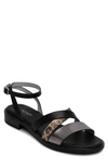 Nerogiardini Strappy Sandal In Black Multi
