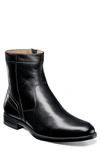 Florsheim Men's Midtown Plain Toe Zipper Boots Men's Shoes In Black