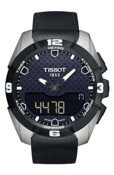 Tissot T-touch Expert Solar Multifunction Smartwatch, 45mm In Black/ Silver
