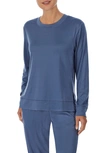 Z Well Crewneck Pajama Top In Blue