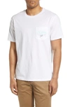 Chubbies Pocket Graphic Tee In The Neon Gradient White