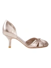 Sarah Chofakian Leather Pumps In Neutrals