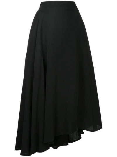 Yohji Yamamoto Vintage Asymmetric Full Skirt - Black