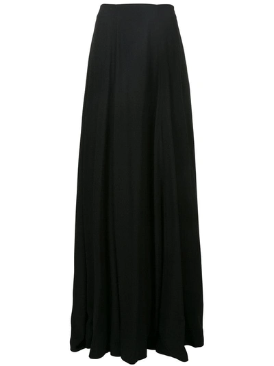 Ingie Paris Maxi Train Skirt In Black