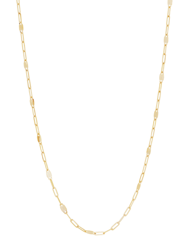 Macy's Mirror Link 18" Chain Necklace In 14k Gold In K Yellow Gold