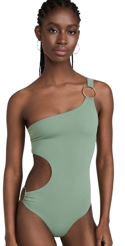 Onia O-ring One Piece Swimsuit In Green | ModeSens