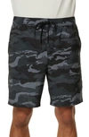 O'neill Reserve Elastic Waist Shorts In Black Camo