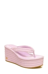 Veronica Beard Geno Platform Sandal In Lavender