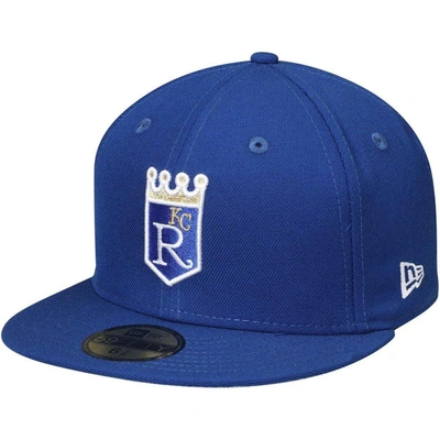 New Era Royal Kansas City Royals Cooperstown Collection Wool 59fifty Fitted Hat