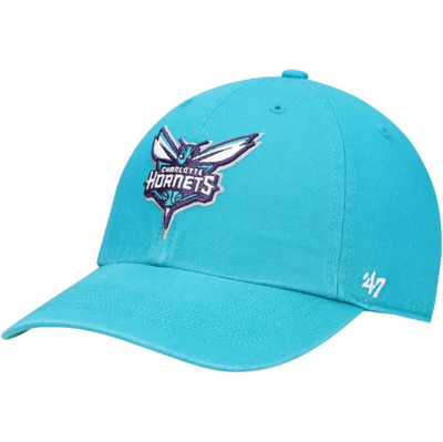 47 ' Teal Charlotte Hornets Team Franchise Fitted Hat