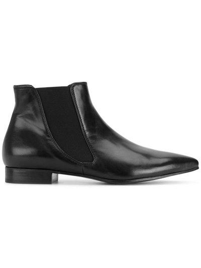 P.a.r.o.s.h . Elasticated Panel Ankle Boots - Black