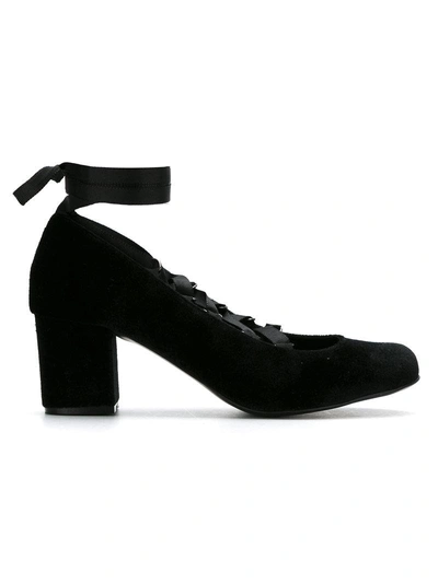 Olympiah Lace Up Shoes In Black