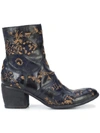 Fauzian Jeunesse Embroidered Ankle Boots