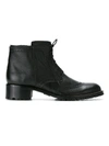 Sarah Chofakian Combat Boots In Black