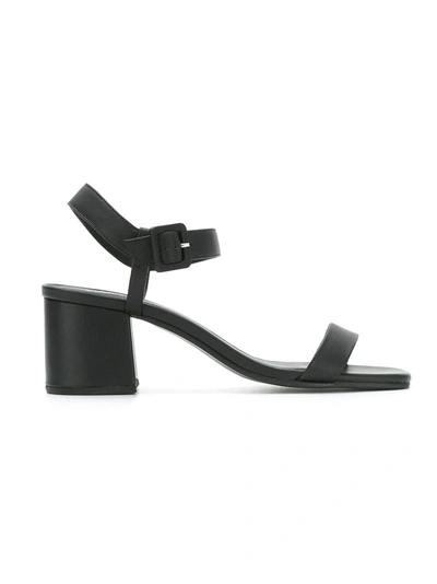 Studio Chofakian Block Heel Sandals - Black