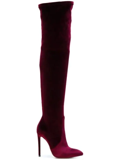 Gianni Renzi Over-the-knee Boots In Pink