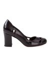 Sarah Chofakian Bruxelas Leather Pumps In Black