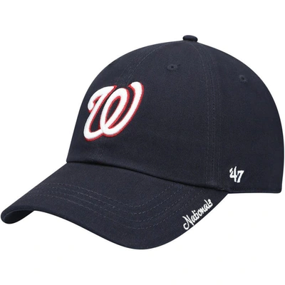 47 ' Navy Washington Nationals Team Miata Clean Up Adjustable Hat