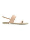 Studio Chofakian Flat Sandals In Neutrals