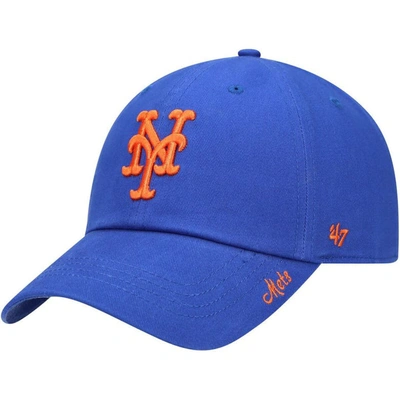 47 Brand '47 Royal New York Mets Team Miata Clean Up Adjustable Hat