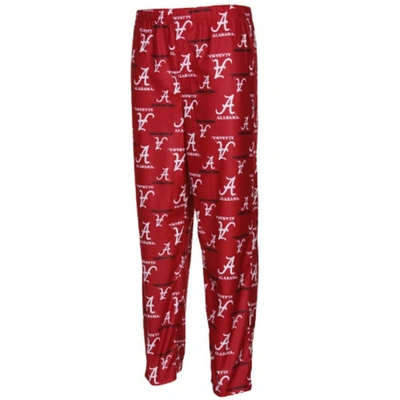 Genuine Stuff Kids' Alabama Crimson Tide Youth Crimson Team Logo Flannel Pyjama Trousers