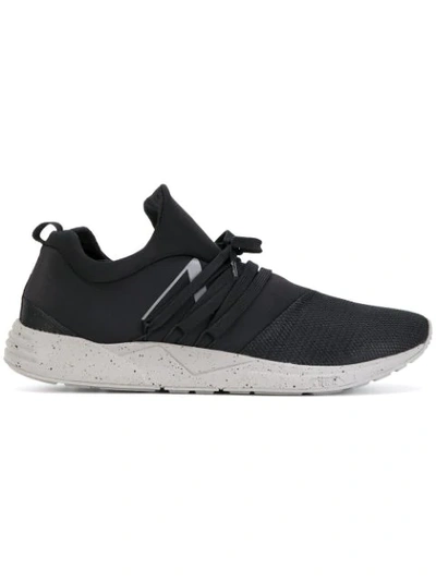 Arkk Neoprene And Mesh Sneakers In Black