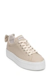 Nerogiardini Bow Platform Skate Sneaker In Ivory